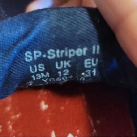 Sperry Boys Striper II Canvas Sneakers Size 13 - Picture 7 of 9